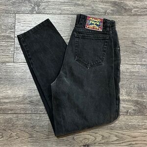 Vintage 80s Black Pepe Jeans Womens Size 27/28